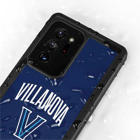 Villanova University Wildcats Black Galaxy Note20 Ultra 5G Waterproof Case